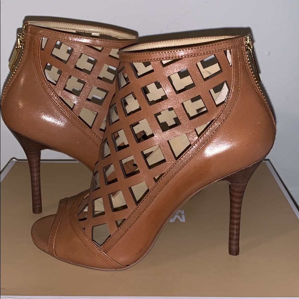 Michael Kors Yvonne Open Toe Booties